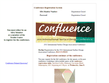 Tablet Screenshot of conference.surfacedesign.org